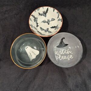 Halloween Themed Ceramic Bowls Set3